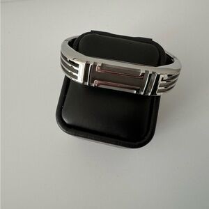 Tory Burch metal silver-tone bracelet